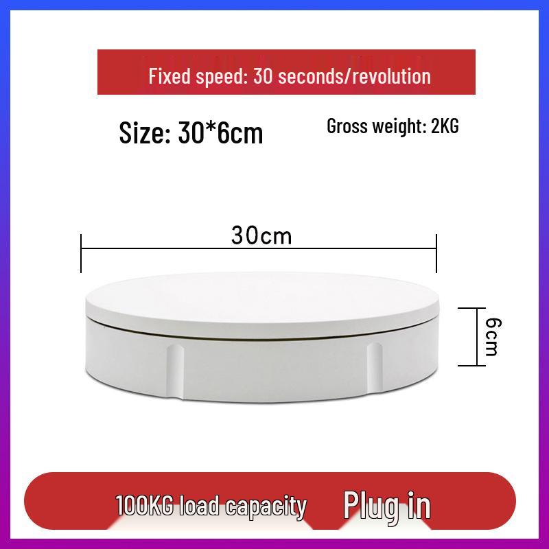 30CM Electric Rotating Display Stand for Jewelry  Photography