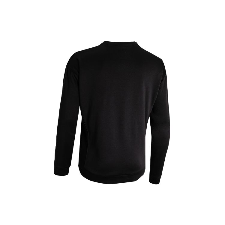 Under Armour Solid Color Crew Neck Pullover Sweatshirt Women Tops Black 1361112-001