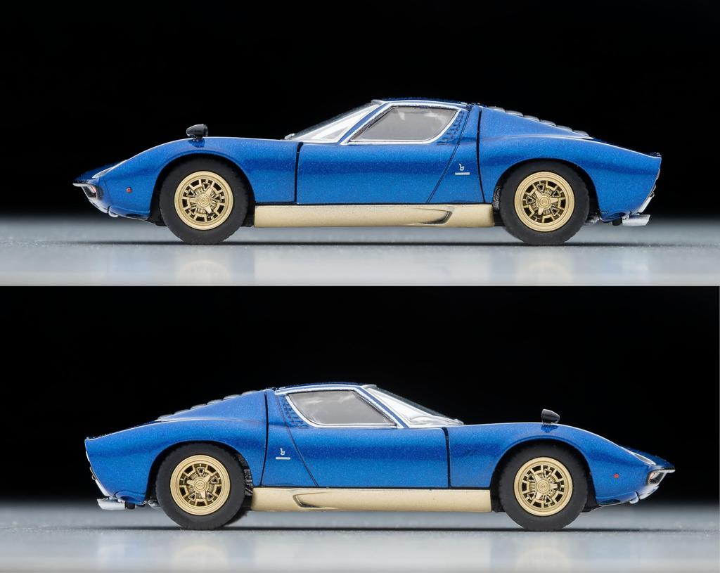 Tomytec Tomica Limited Vintage LV Lamborghini Miura SV Finished Product 336549 1/64 (Blue Metallic)