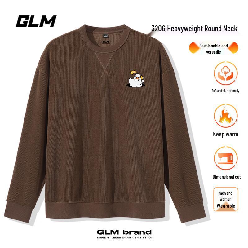 

Мужской свитшот GLM в американском кэжуал стиле, свободного кроя, с круглым вырезом 2XL