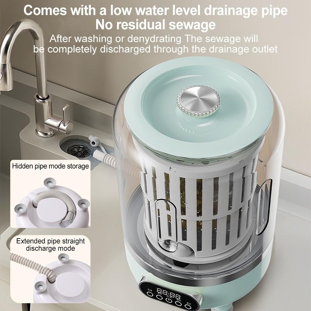 Easy To Carry Turbo Washing Machine 4000mAh Wireless Washing Machine Underwear Washing Machine