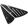 Triangle louver shark gill shaped rear window decorative window vent for Ford Focus MK2 2005-2013 hatchback 4D