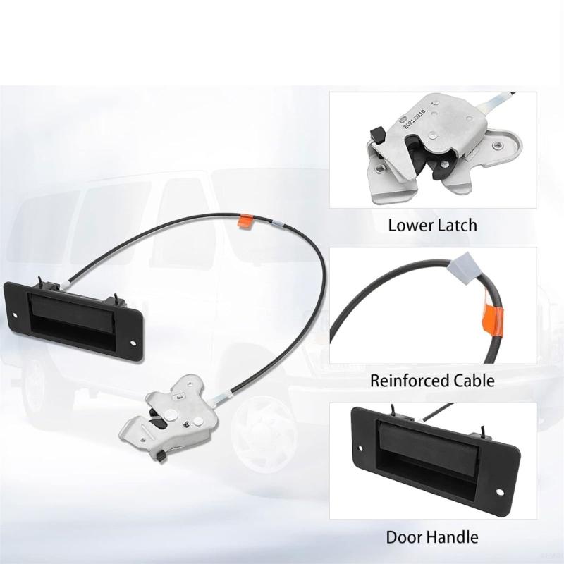 Heavy Duty Secure Car Rear Door Hinge Locking Mechanism Suitable for E150 E250 E350 1992-2009 6C2Z15264A01AA Direct Fit