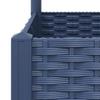 Garden Planter with Trellis Blue Gray 80 X 40 X 121.5 Cm PP