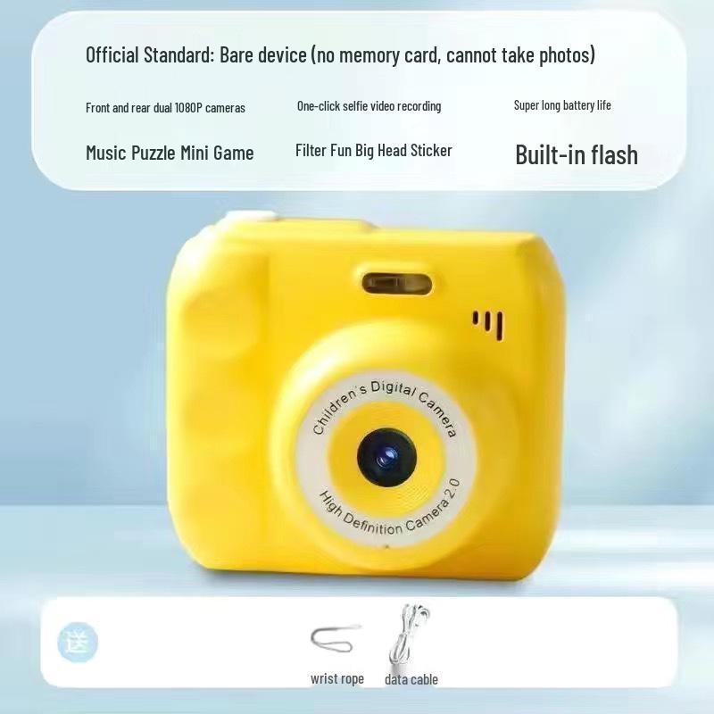 HD Dual Camera Instant Camcorder: Cute Campus & Party Photo Transfer Digital Camera
