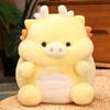 Pig Plush Macaron Toy Animal Stuffed Doll Bedroom Decoration Kids Gift 30cm