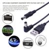 Reliable USB to DC5.5 x 2.1mm Power Cable Suitable for Navigation, Radios, and Alarm Clocks 1meter/39.37inch Length