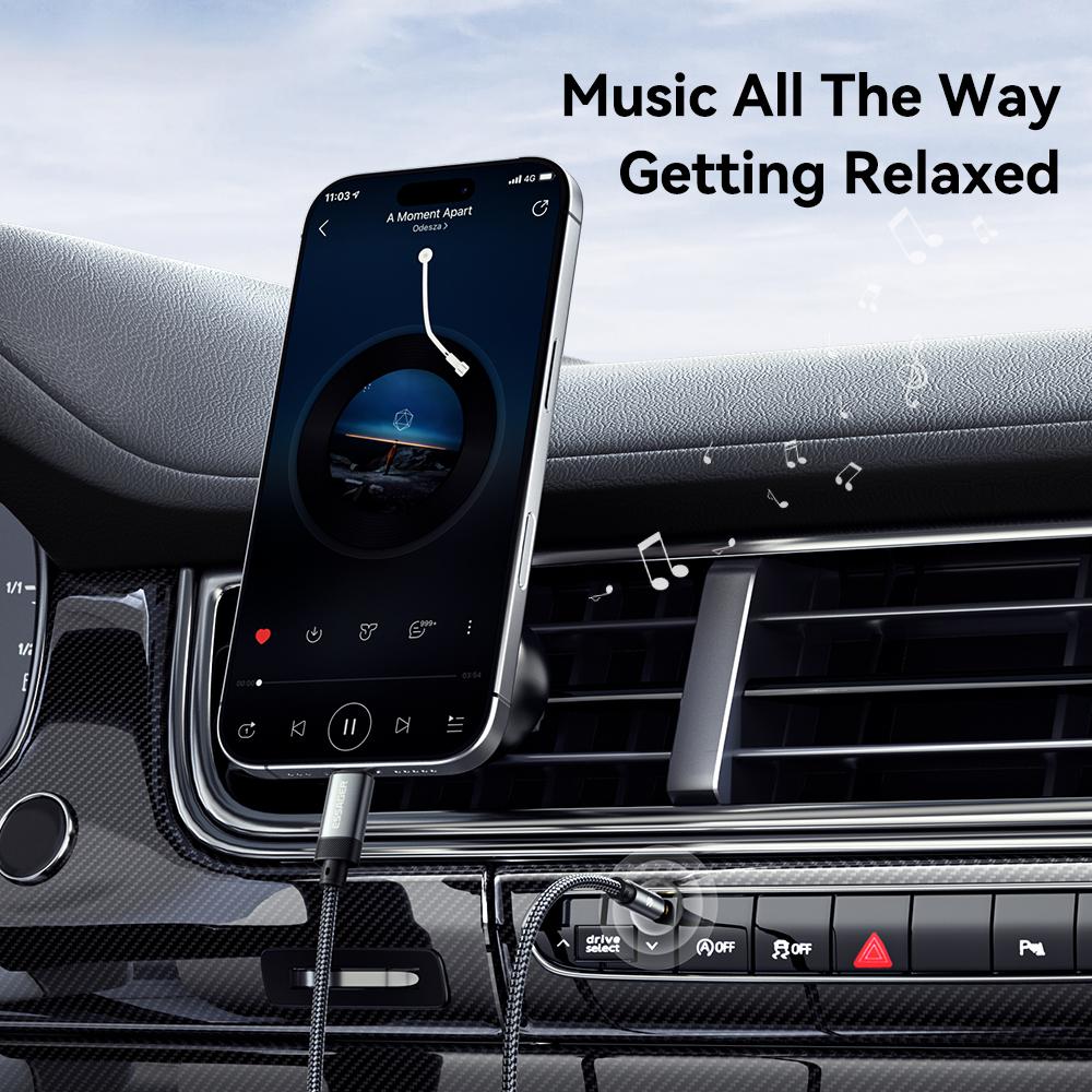 ESSAGER ES-YP22 Type-C To 3.5mm Audio Adapter Cable for Phones/Tablets Reversible Connector