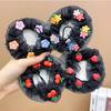 Flower Head Bands Ballet Hair Net Fashion Headwear Girl Bun Cover Snood Elastic Hair Net  Children