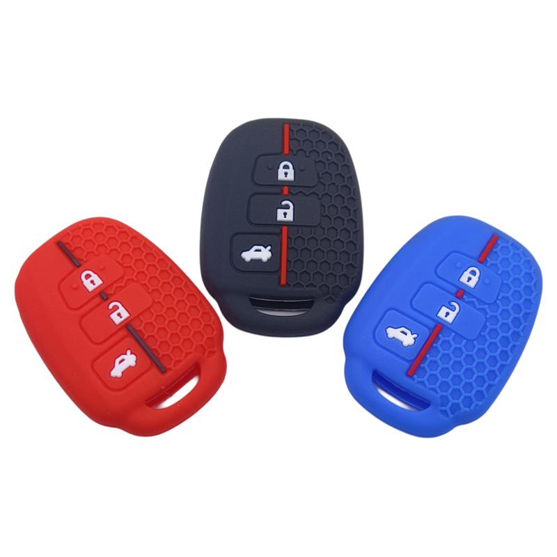 Silicone Case for Toyota Camry/Corolla/Vios 3-Button Remote