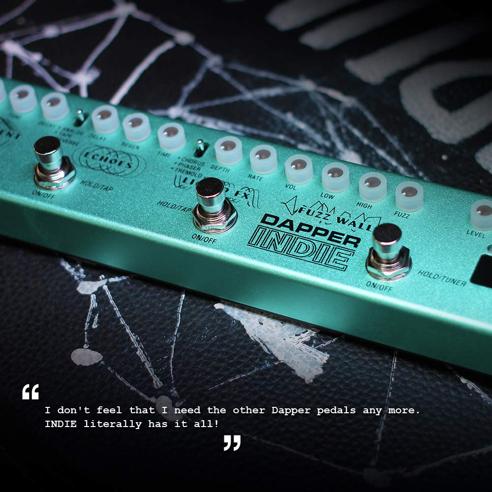 Valeton Dapper Indie Guitar Pedal Multi-Effects