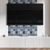 Vinyl Wall Panel for Modern Interior Decoration 120x60 Cm Mosaic Tile Pattern