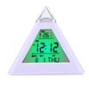 LED Decor 7 Change Color Alarm Clock Mute Electronic Clock Office Desk Clock