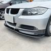 Front Bumper Lip Splitter Diffuser For BMW 3 Series E90 E91 318i 320i 330i 2005-2008 Pre-Facelift ABS Spoiler Body Kit Tuning