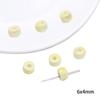 Yellow Hand-Painted Ceramic Cartoon Beads for DIY Bracelets, Necklaces, and Phone Chains