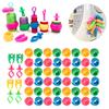 56Pcs Bobbin Thrd Buddies Silicone Holder Clips Clamps Spool Huggers Embroidery Tools