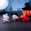 Halloween Ghost Decoration Skull Pumpkin Angel Candle Ghost Action Figure Hand Micro Landscape Desktop Resin Decoration