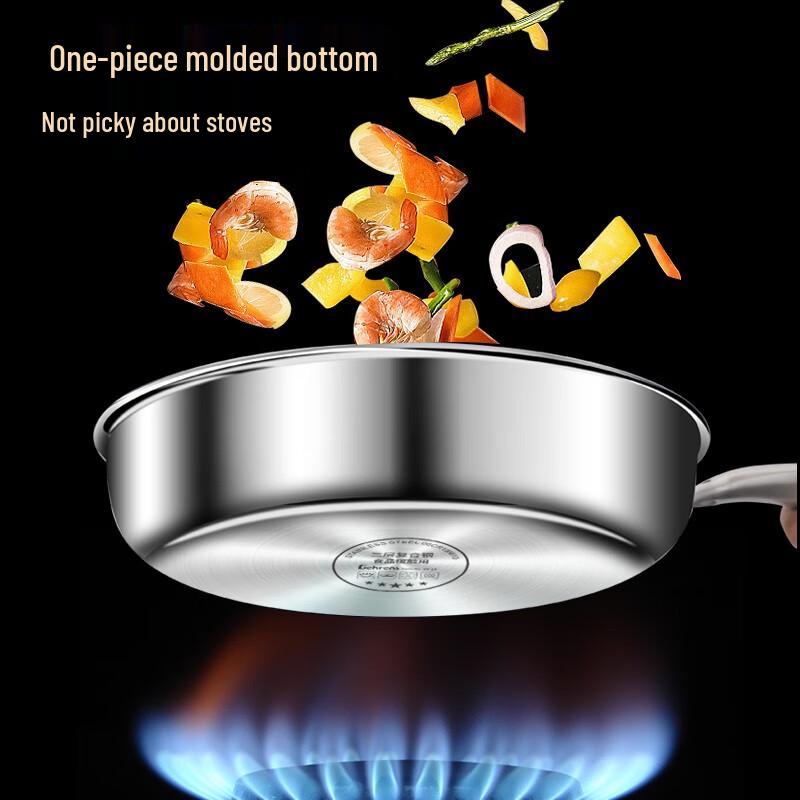 Berlinger 304 Stainless Steel Tri-Ply Frying Pan, 24cm