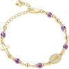 Virgin Mary Bracelet Beads Bangle for Women Jewelry Accessories