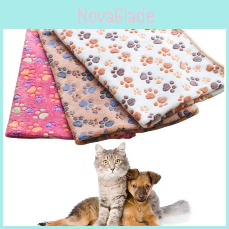 Cozy Plush Pet Blanket For Dogs Available In Multiple Colorful Designs And Sizes