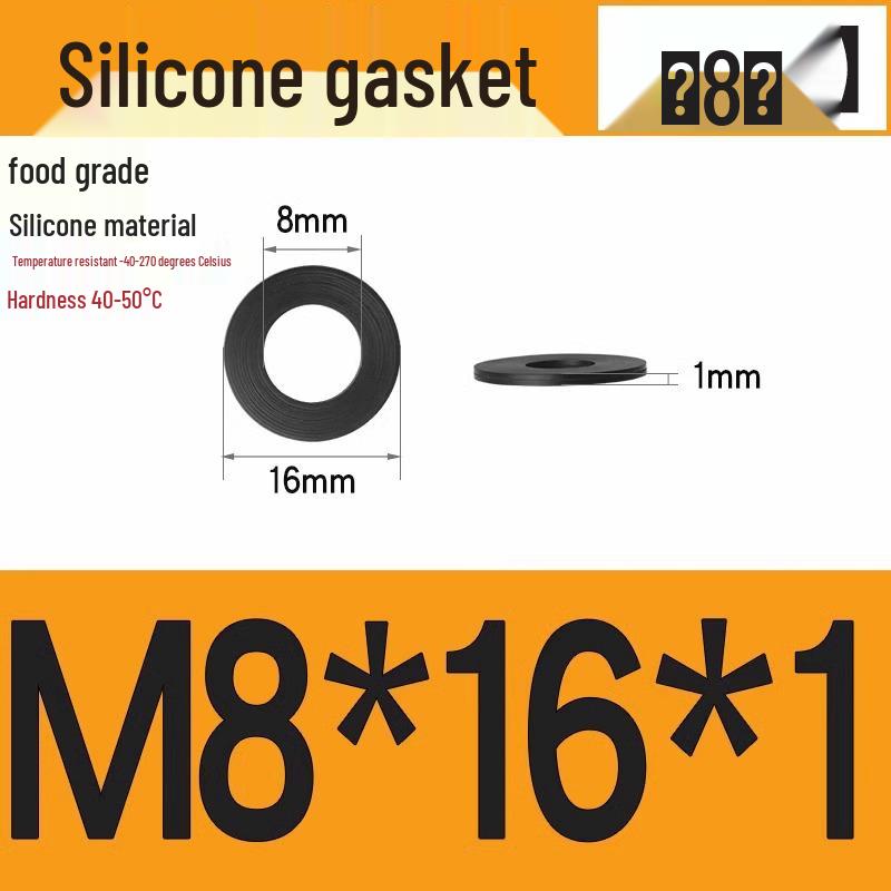 Silicone High-Temp Waterproof Gasket & Shock Absorbing Seal Pad