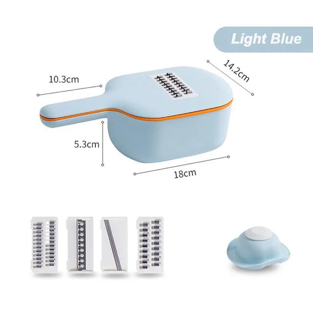 Multi-function Manual Potato Carrot Cucumber Slicer Cutter Grater Shredders with Strainer - Kitchen Fruit and Vegetable Tools