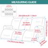 Velvet Stretch Sofa Cover Elastic Recliner Non-slip Furniture Chair Cover Protector Recliner Armchair Cover Home Decor