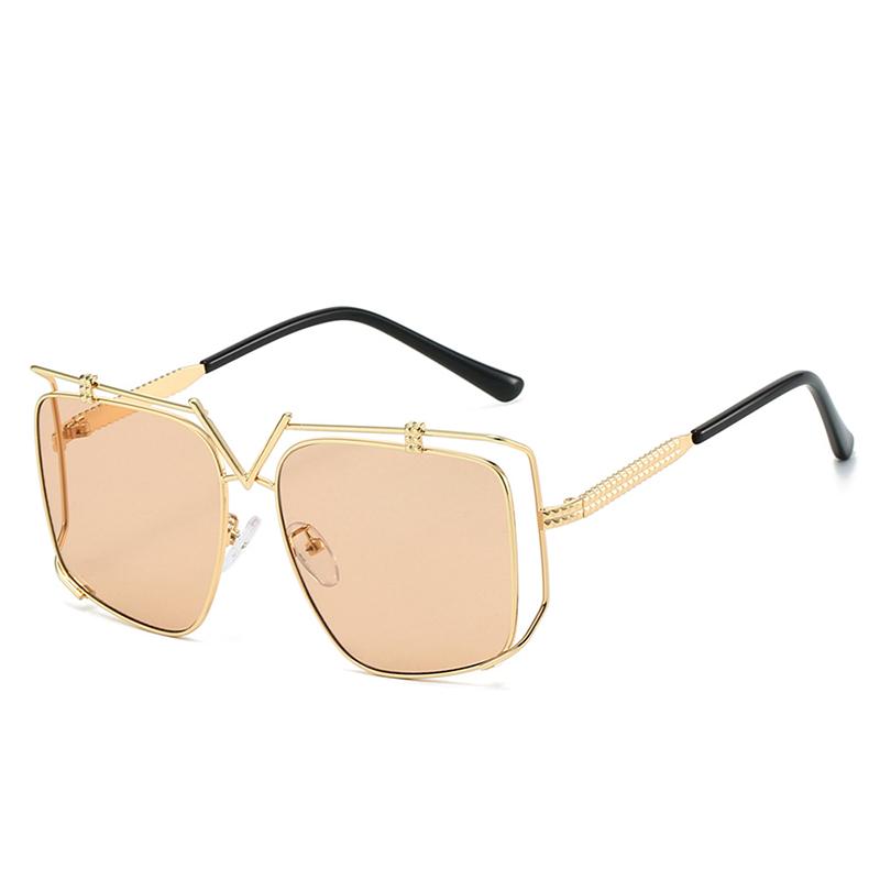 Durable High Quality Stylish High End Designer Style Retro Trendy Travel Friendly Oversized Female Sun Glasses