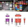 140 Pcs/Box Car Blade Fuse Assortment Kit Mini Blade Fuse Medium Standard Mixed