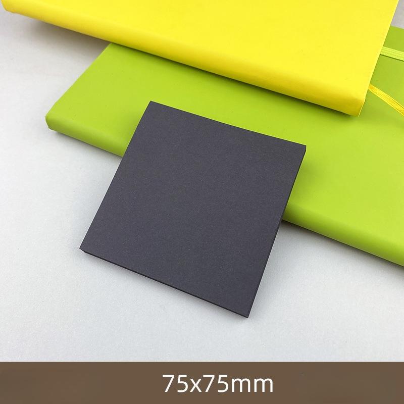50 Sheets Blank Kraft Paper Posted It Memo Sticker Notepad Notes Pads Notebook School Office Stationery Posits Message Sticker