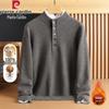 Pierre Cardin Men's Thickened Cashmere Blend Pullover Sweater