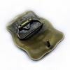 Black Skull Letter Smooth Belt Buckle - Fashionable European & American Style
