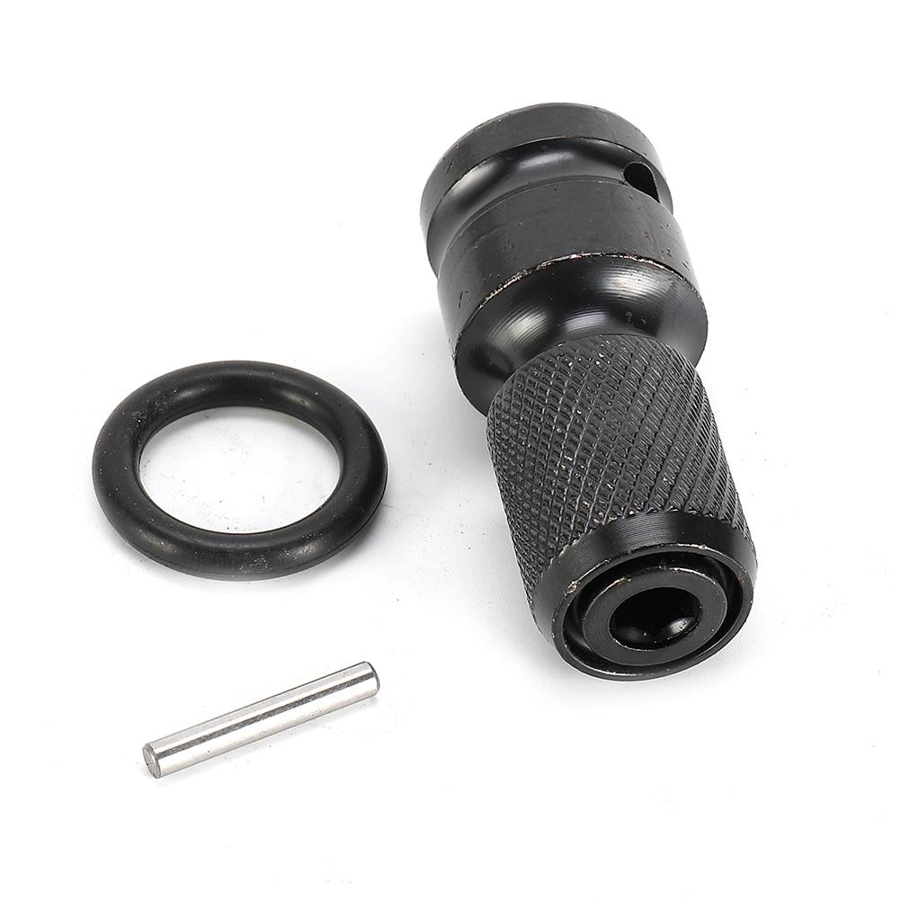 1/2inch 1Drive To 1/4in Impact Wrench Socket Set 1/4'' Hex Ratchet Socket Adapter Spanner Drive Converter Tool Drilling Bits
