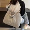 Fashion Large Cotton Tote Bags Women's Padded Shoulder Bags Large Capacity Women's Padded Travel Cotton Bags