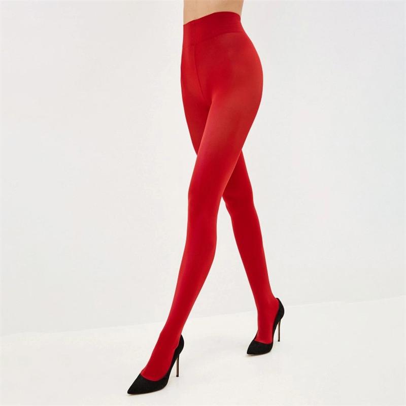 Červené pančuchové nohavice Dámske Priesvitné pančuchy Tenká priehľadná spodná bielizeň Spodná časť Čipkované legíny Zimné Dámske pančuchové nohavice Pančuchy s nohavičkou Nylon Červené body Sexy pančuchové nohavice