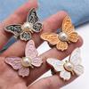 1/6 Pcs Button Pins Jeans Waist Buckles Detachable Pants Waist Tightener Jeans Button Pins Butterfly Waist Buckles