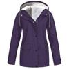 2026 Winter New Slim-fit Hardshell Jacket with Fleece Thickened Warm Women's Windproof Solid Color Coat