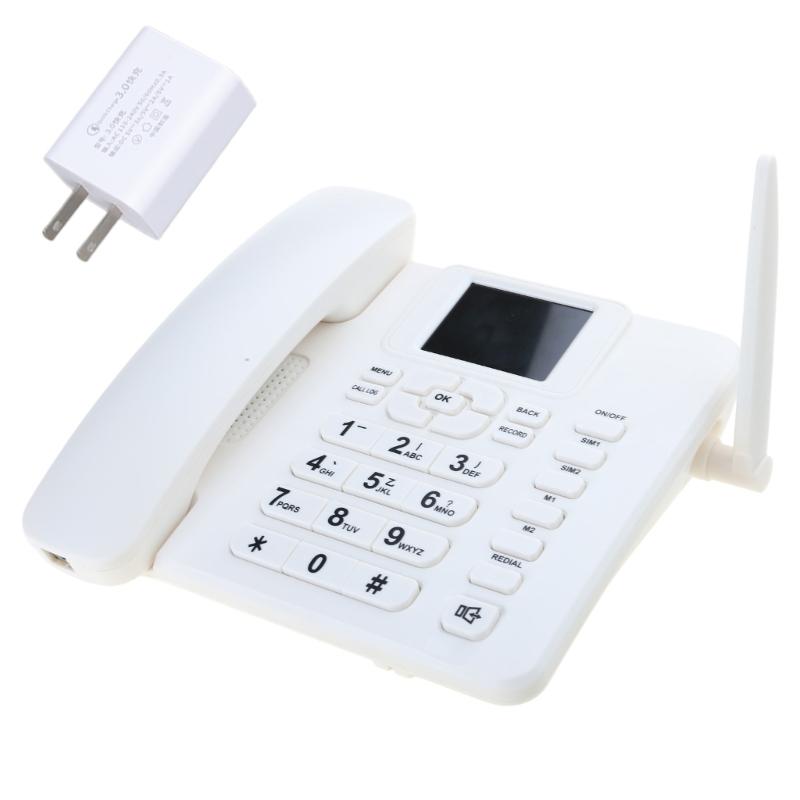 2G Desk Phone 2.4inch Color Display Support Full Netcom with Speed Dials Recording Functions for Trade Shows Home
