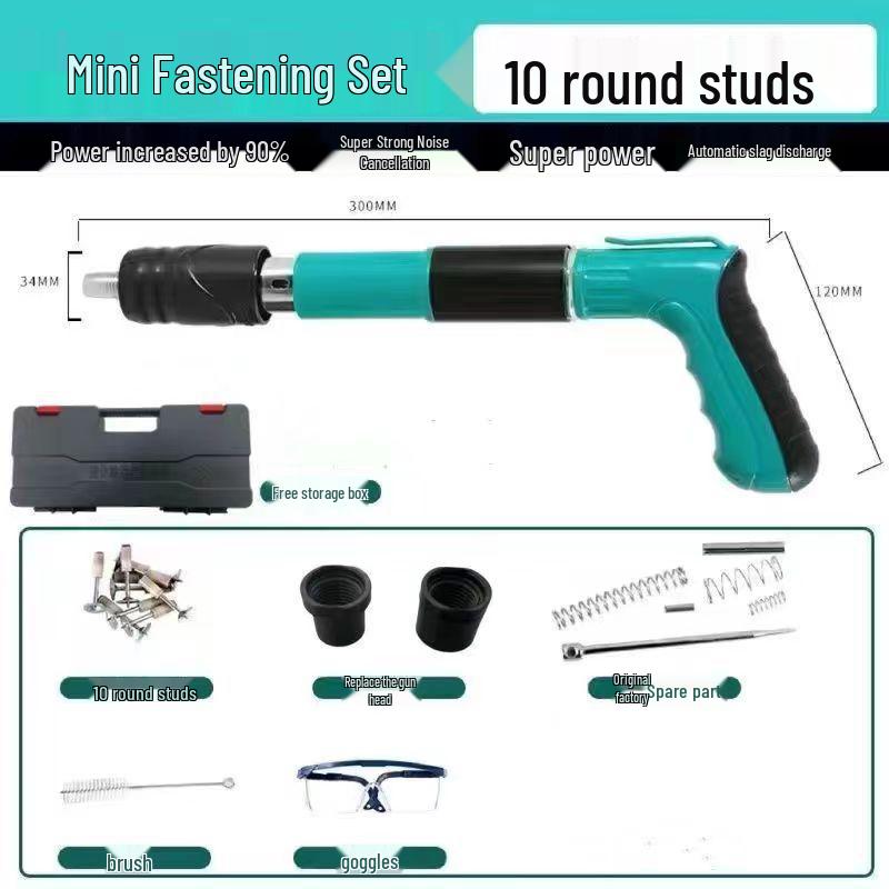 **Mini Nail Gun Silencer & Nailer Fixer for Ceiling Decoration**
