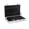 DELESYS Sales Promotion 6/12/24 Positions Aluminum Alloy Watch Storage Case Solid Shatter-Resistant Metallic Aluminium Watch Box