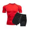 Men's Quick-Dry Double Layer Swim Shorts with Inner Lining - Anti-Embarrassment Swimsuit Set for Swimming and Hot Springs.