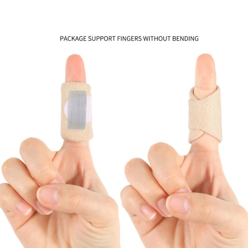 Breathable Finger Splint Stabilizers For Injured Joints Flexible Adjustable Sports Music Activities Comfortable Polyester Support Sleeve
