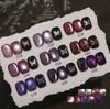 5ml Purple Ice Translucent Cat Eye Nail Gel for Spring Summer DIY Nail Art Tools Soak Off UV LED Gel Long Lasting Manicure Kit