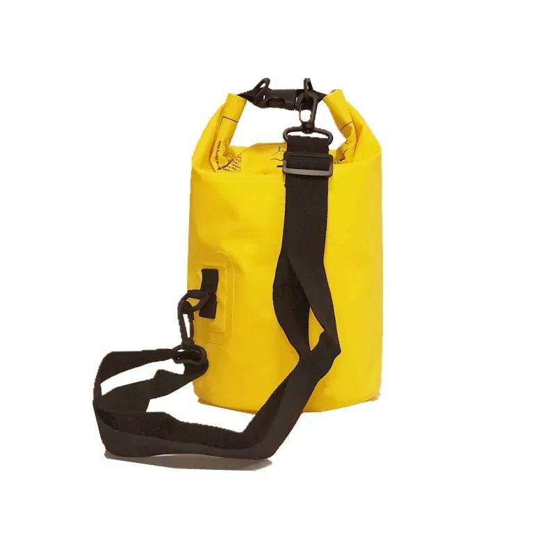 PVC Waterproof Backpack Kayak Pouch Outdoor Trekking Shoulder Dry Bag Travel Diving Boat Ocean Pack River Bag 5L 10L 15L 20L 30L