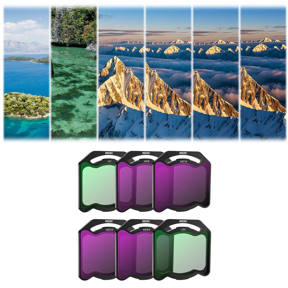 For DJI O4 Air Unit Pro Filter Lens Filter Set UV CPL ND8/16/32/64 Camera Lens Filter Kit Lens Filter Kit Drone Lens Accessories