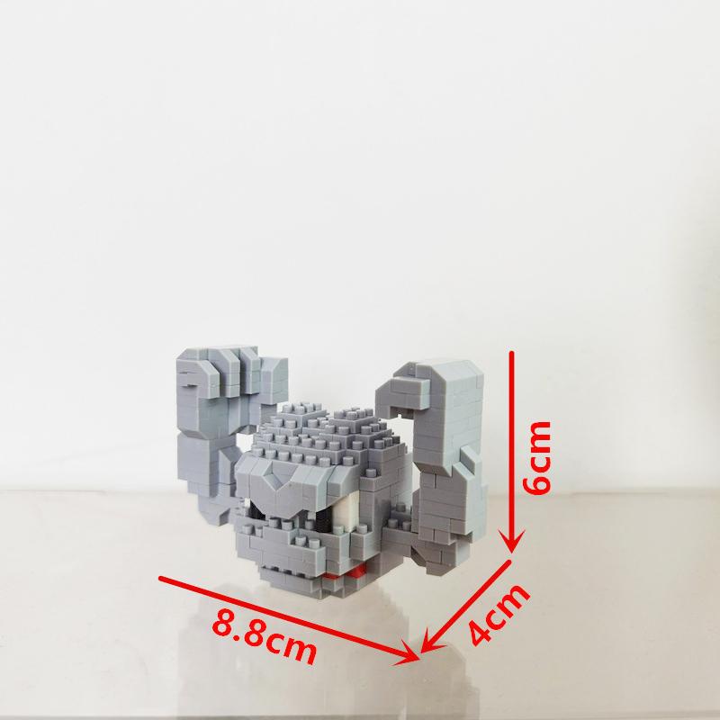 Anime Pokémon Building Blocks Assembly Anime Charizard Doll Blastoise Bulbasaur Gengar Bricks Figures Toy for Kid Gift