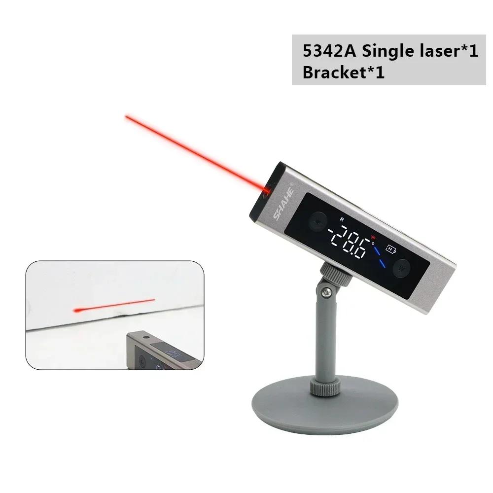 Typ-C Lade Digital Neigungsmesser Laser Winkelmesser Winkel Messen Laser Level Lineal Laser Messung Winkel Werkzeuge