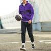 Anta Basketball Series Letter Print Knit Hooded Jacket Men Jackets Persian-Purple 152211708-4