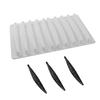 3D Silicone Chocolate Mould 10 Cavities Dessert Making Mold Portable Baking Mold  Household