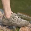 Men's shoes 2025 summer new men's refreshing mesh outdoor hiking shoes travel sports breathable fly-woven mesh shoes